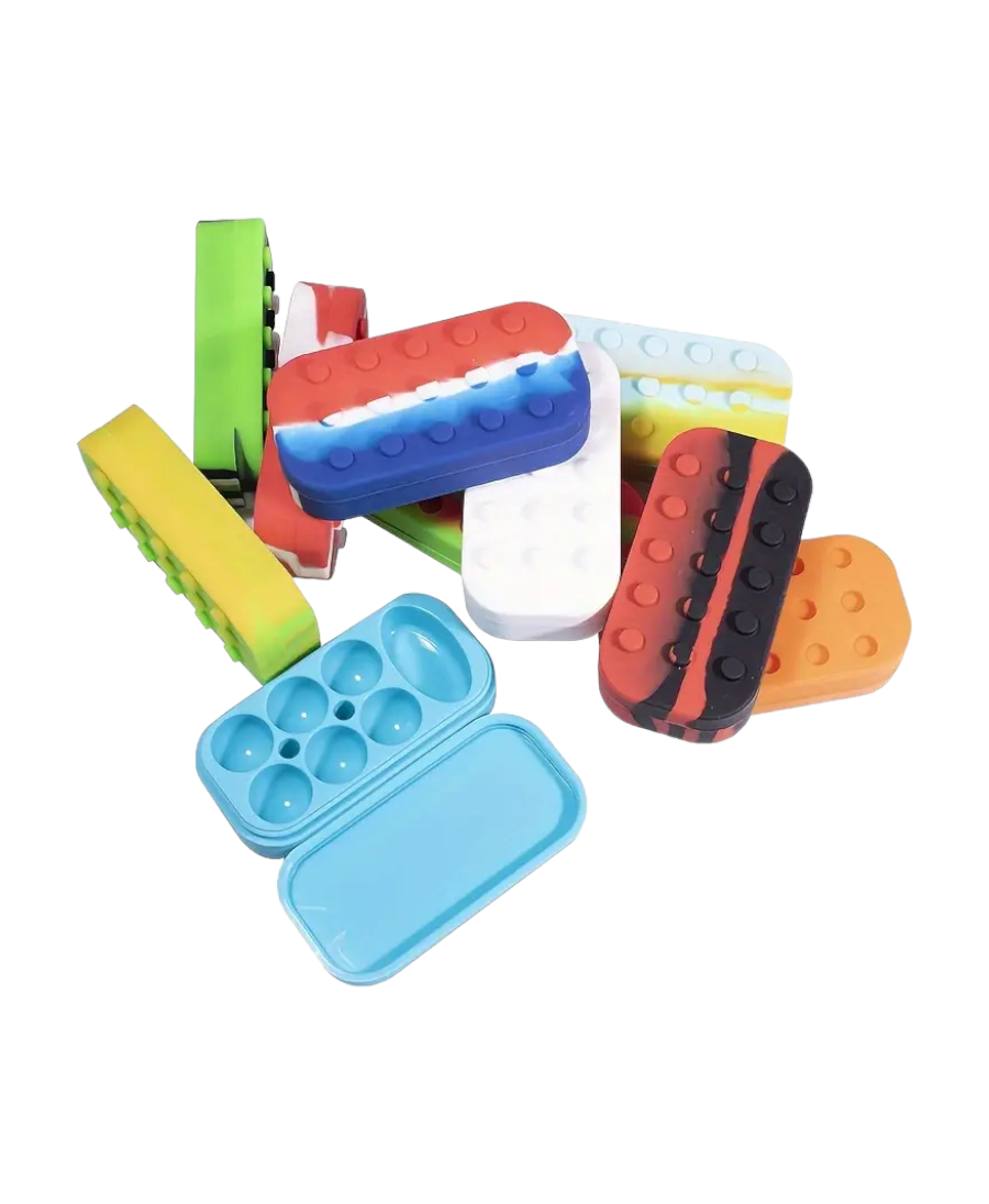 SILICONE NON-STICK MEDIUM LEGO RECTANGULAR STORAGE CONTAINER WITH ...
